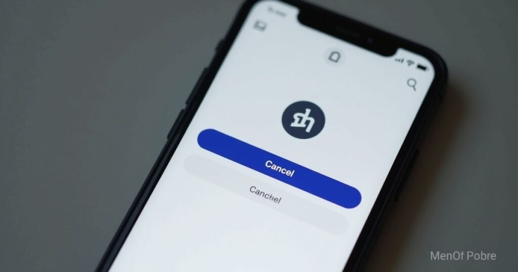 Cancel via Mobile App (Android/iOS)