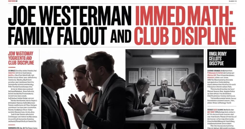 Immediate Aftermath: Family Fallout and Club Discipline