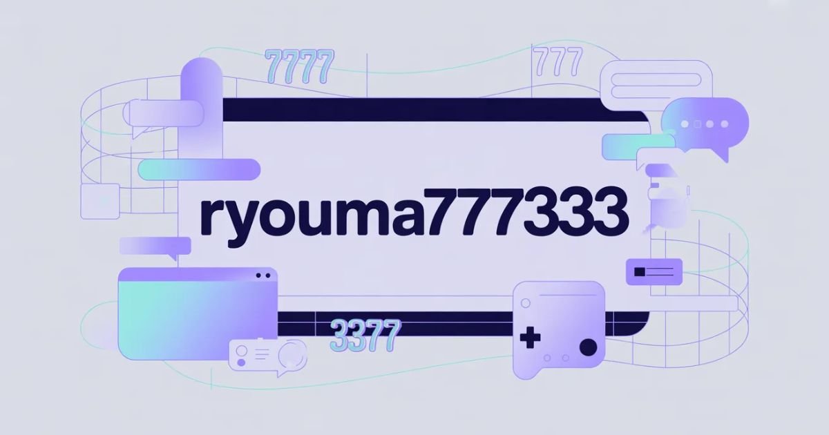 Ryouma777333: A Clear and Complete Guide to Understanding This Digital Identity
