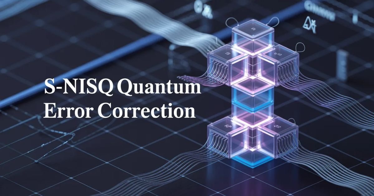S-NISQ Quantum Error Correction: The Structured Bridge to Reliable Quantum Computing