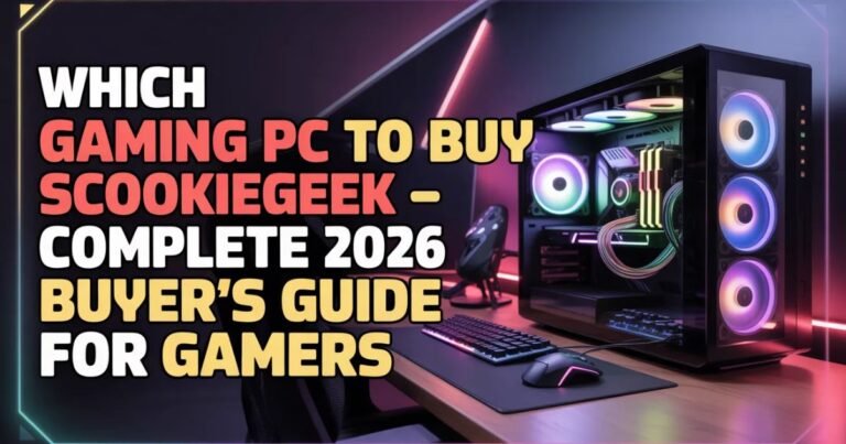 Which Gaming PC to Buy ScookieGeek – Complete 2026 Buyer's Guide for Gamers